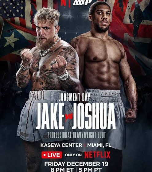 JAKE PAUL AHORA VA A MIAMI CONTRA EL EX CAMPEÓN ANTHONY JOSHUA