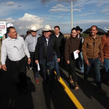 INAUGURA GOBERNADOR DAVID MONREAL REHABILITACIÓN DE LA CARRETERA SAUCEDA DE LA BORDA –TACOALECHE INAUGURA GOBERNADOR DAVID MONREAL REHABILITACIÓN DE LA CARRETERA SAUCEDA DE LA BORDA –TACOALECHE