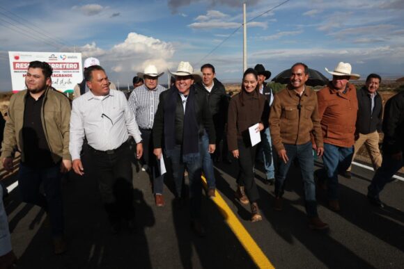 INAUGURA GOBERNADOR DAVID MONREAL REHABILITACIÓN DE LA CARRETERA SAUCEDA DE LA BORDA –TACOALECHE INAUGURA GOBERNADOR DAVID MONREAL REHABILITACIÓN DE LA CARRETERA SAUCEDA DE LA BORDA –TACOALECHE