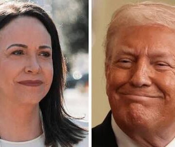 MARÍA CORINA MACHADO DICE QUE LE «PRESENTÓ» A TRUMP LA MEDALLA DEL NOBEL DE LA PAZ