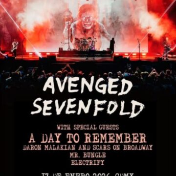 AVENGED SEVENFOLD REGRESA A MÉXICO Y SORPRENDE EN EL ESTADIO GNP