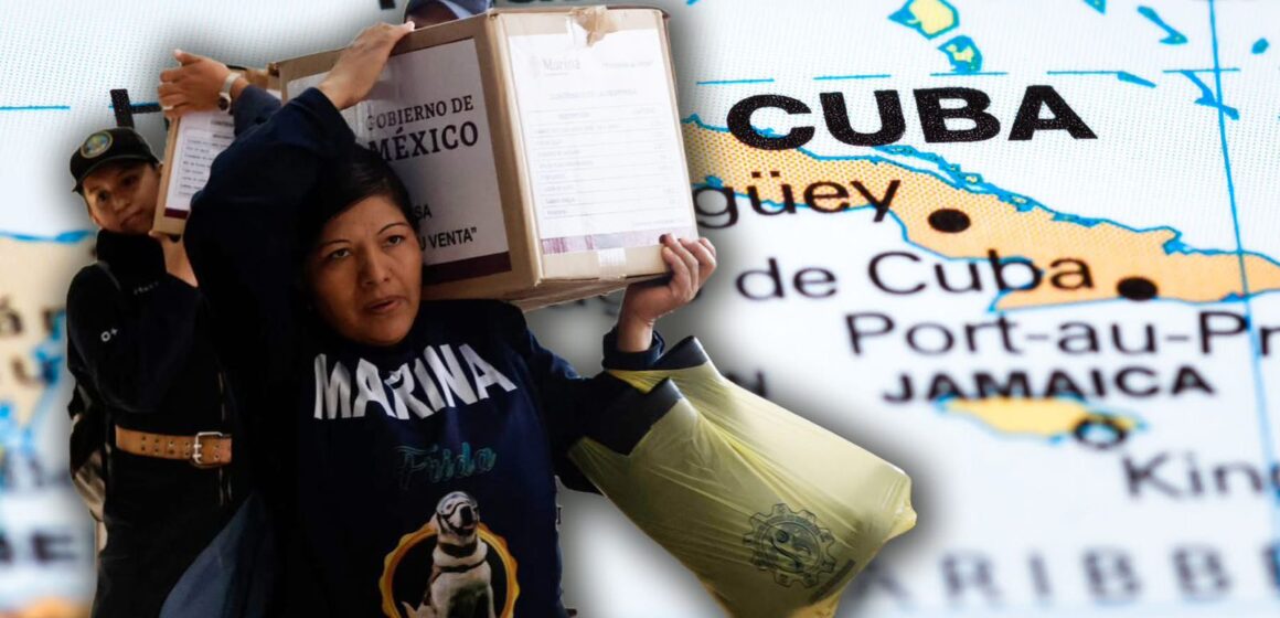 MÉXICO ENVÍA AYUDA HUMANITARIA A CUBA: CLAUDIA SHEINBAUM ALISTA CARGAMENTO DE ALIMENTOS