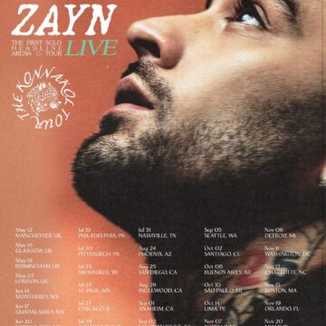 EL CANTANTE BRITÁNICO ZAYN MALIK ANUNCIA TRES CONCIERTOS EN MÉXICO DURANTE GIRA «KONNAKOL’