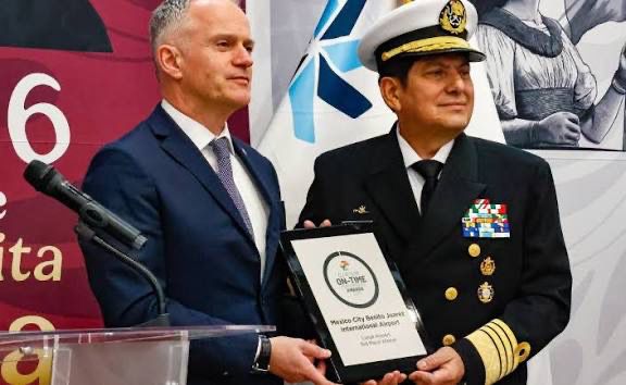 RECONOCEN AL AICM COMO EL TERCER AEROPUERTO MÁS PUNTUAL DEL MUNDO