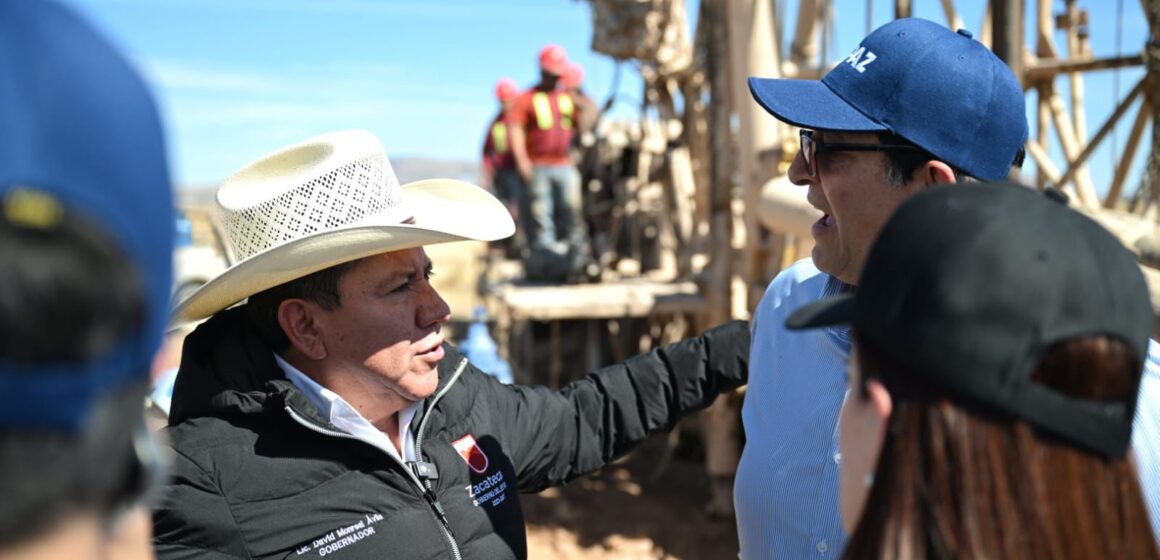 ANUNCIA GOBERNADOR DAVID MONREAL PERFORACIÓN DE 10 POZOS DE AGUA DURANTE 2026, AÑO DEL PROGRESO