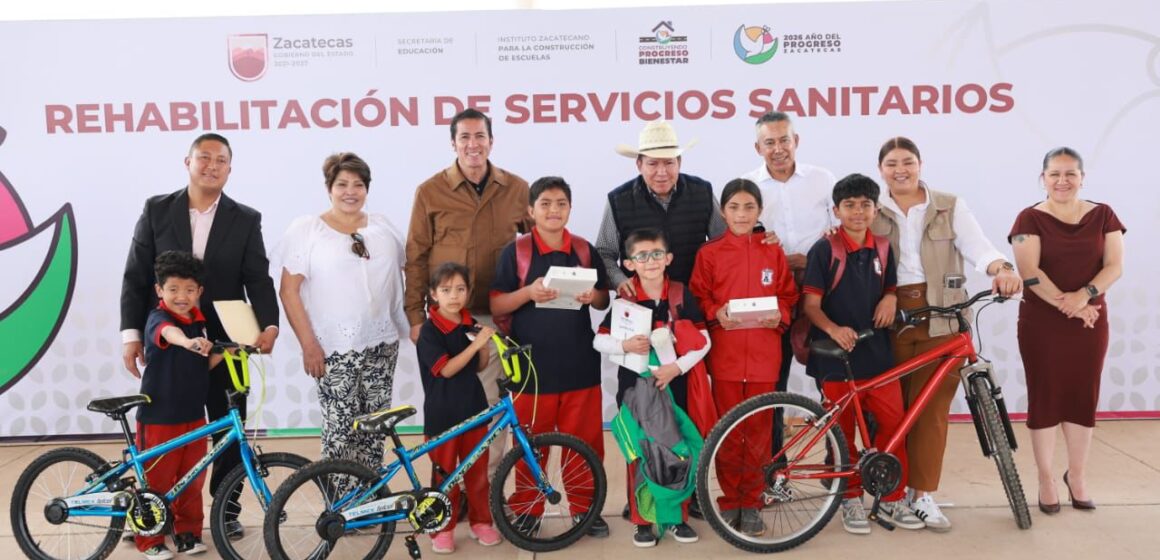 CON INVERSIÓN DE 1.7 MDP, GOBERNADOR DAVID MONREAL REHABILITA ESCUELA PRIMARIA EN LORETO