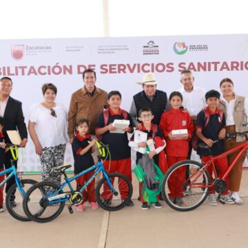 CON INVERSIÓN DE 1.7 MDP, GOBERNADOR DAVID MONREAL REHABILITA ESCUELA PRIMARIA EN LORETO