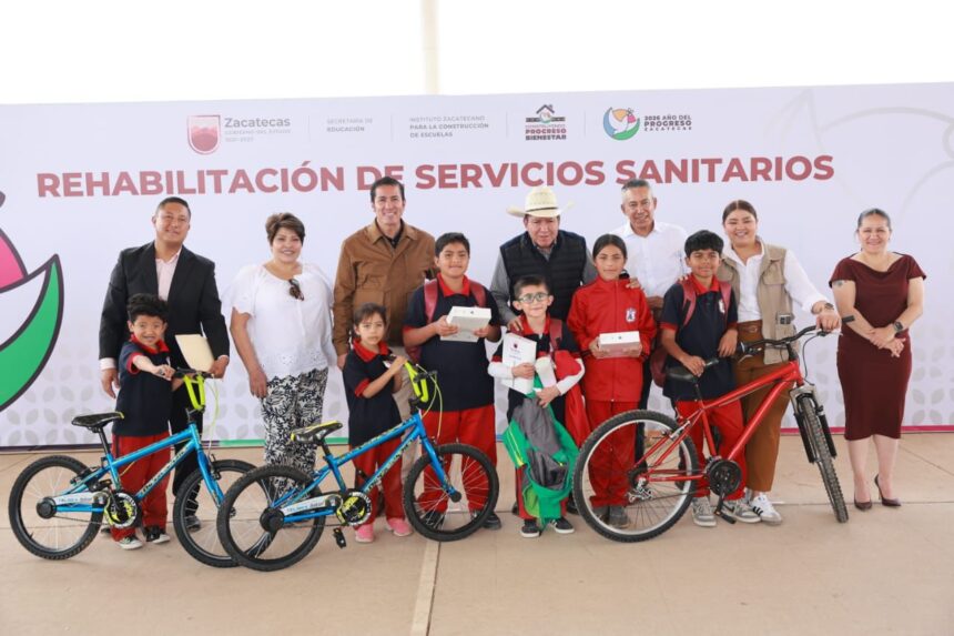 CON INVERSIÓN DE 1.7 MDP, GOBERNADOR DAVID MONREAL REHABILITA ESCUELA PRIMARIA EN LORETO