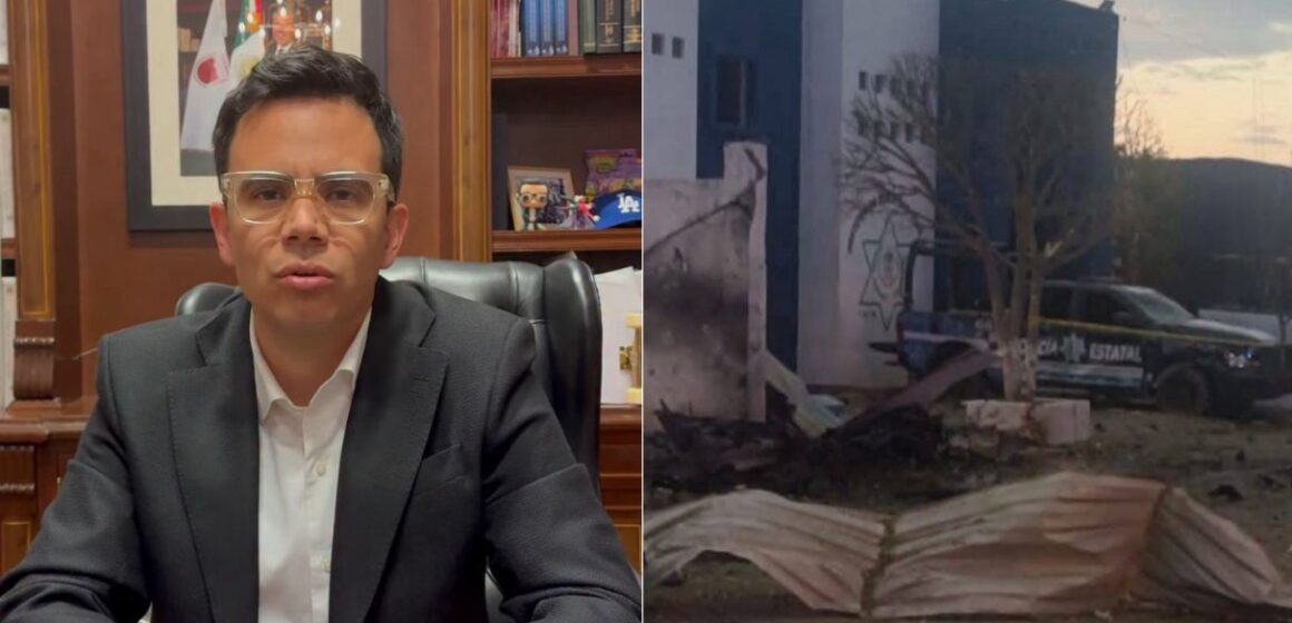 ATACAN CON COCHE BOMBA COMANDANCIA DE POLICÍA EN LUIS MOYA