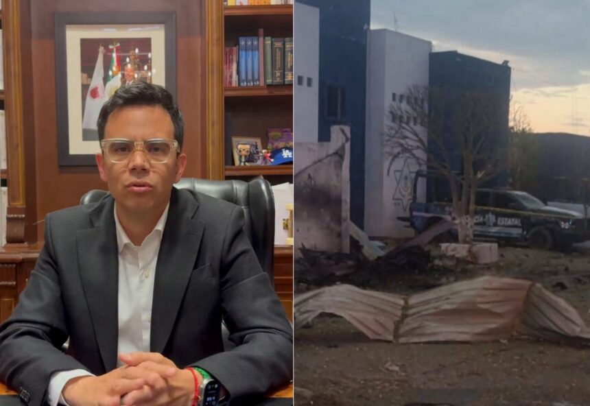 ATACAN CON COCHE BOMBA COMANDANCIA DE POLICÍA EN LUIS MOYA