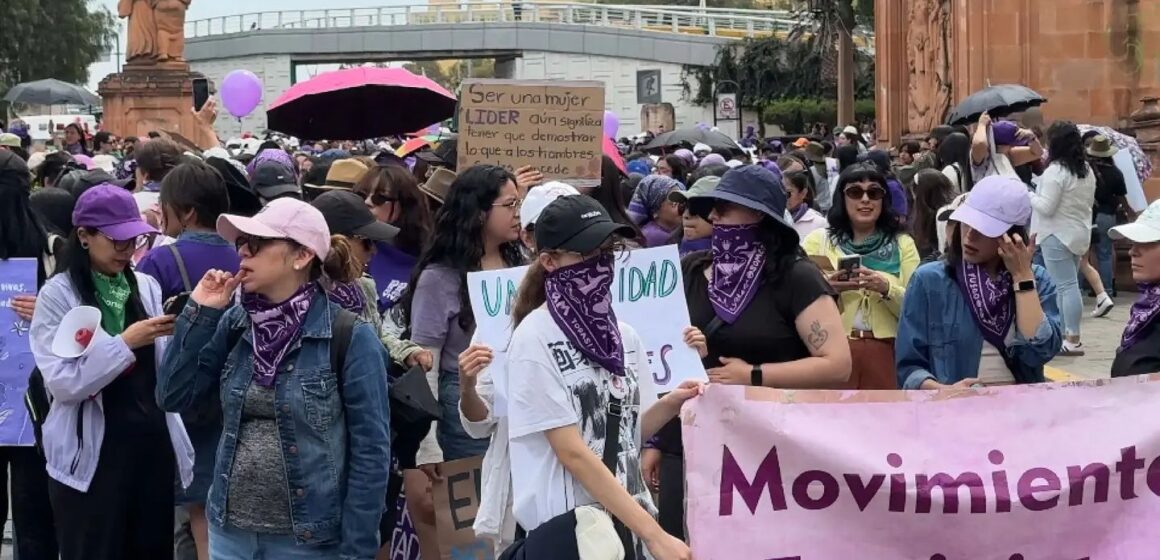 MILES PARTICIPAN EN LA MARCHA 8M EN ZACATECAS; SE CUMPLEN 10 AÑOS DE LA MOVILIZACIÓN