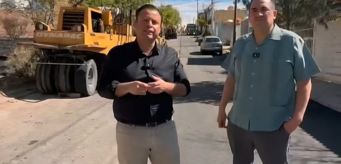 REHABILITA AYUNTAMIENTO DE ZACATECAS MÁS DE 18 MIL METROS CUADRADOS DE CALLES EN COLINAS DEL PADRE