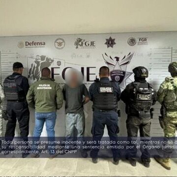 ASEGURAN A SUJETO CON TRES ÓRDENES DE APREHENSIÓN VIGENTES