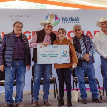 CON INVERSIÓN DE 40 MDP ARRANCA GOBERNADOR DAVID MONREAL PROGRAMA DE DIÉSEL AGROPECUARIO 2026