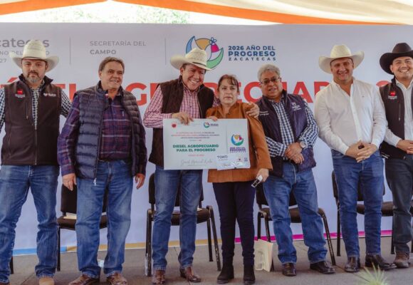 CON INVERSIÓN DE 40 MDP ARRANCA GOBERNADOR DAVID MONREAL PROGRAMA DE DIÉSEL AGROPECUARIO 2026