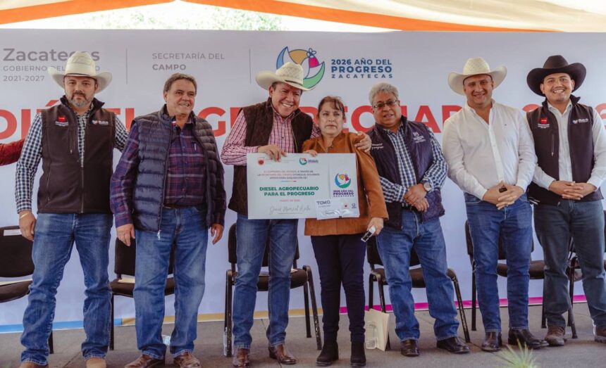 CON INVERSIÓN DE 40 MDP ARRANCA GOBERNADOR DAVID MONREAL PROGRAMA DE DIÉSEL AGROPECUARIO 2026