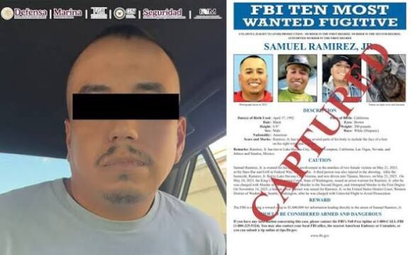 DETIENEN EN SINALOA A UNO DE LOS 10 MÁS BUSCADOS DEL FBI