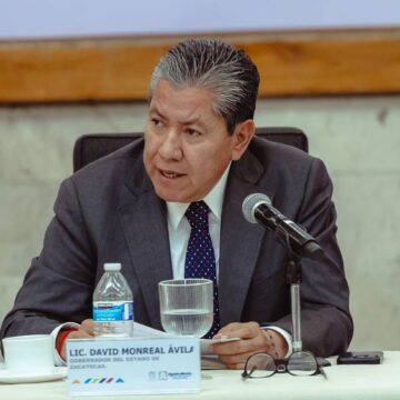 EN ZACATECAS TRABAJAMOS PARA PACIFICAR AL PAÍS: GOBERNADOR DAVID MONREAL ÁVILA