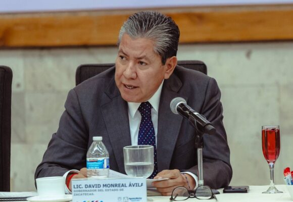 EN ZACATECAS TRABAJAMOS PARA PACIFICAR AL PAÍS: GOBERNADOR DAVID MONREAL ÁVILA