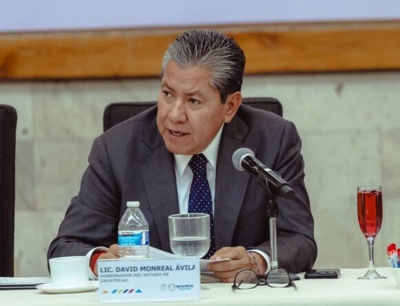 EN ZACATECAS TRABAJAMOS PARA PACIFICAR AL PAÍS: GOBERNADOR DAVID MONREAL ÁVILA