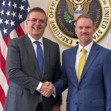 EBRARD CONFIRMA LA VISITA DEL REPRESENTANTE COMERCIAL DE EE.UU. PARA SEGUIR CON LA REVISIÓN DEL T-MEC