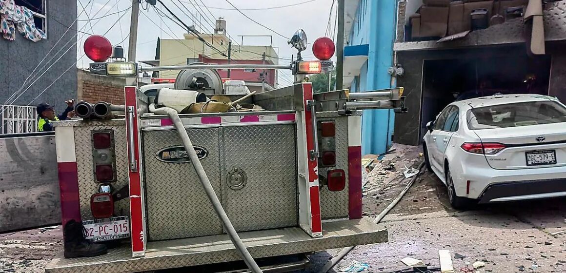 EXPLOSIÓN POR GAS DEJA UN MUERTO EN GUADALUPE