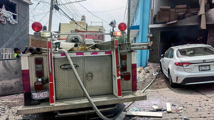 EXPLOSIÓN POR GAS DEJA UN MUERTO EN GUADALUPE