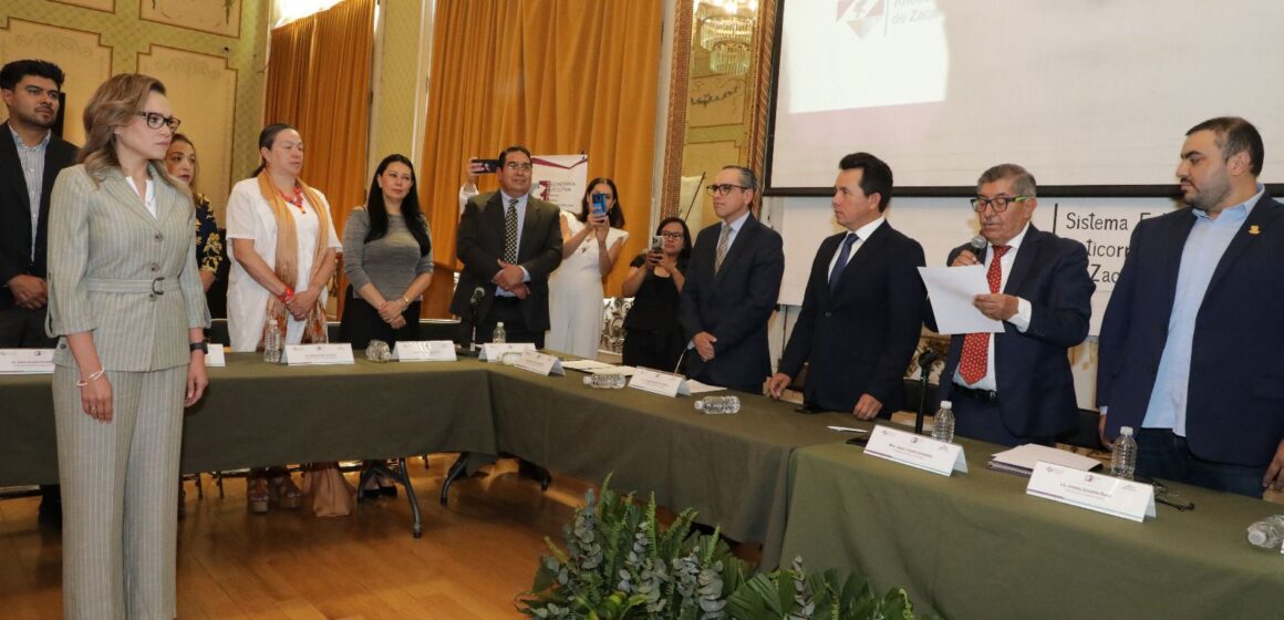 RINDE PROTESTA TITULAR DE SECRETARÍA EJECUTIVA DEL SISTEMA ESTATAL ANTICORRUPCIÓN DE ZACATECAS