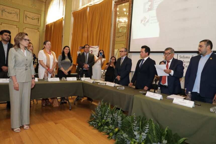 RINDE PROTESTA TITULAR DE SECRETARÍA EJECUTIVA DEL SISTEMA ESTATAL ANTICORRUPCIÓN DE ZACATECAS