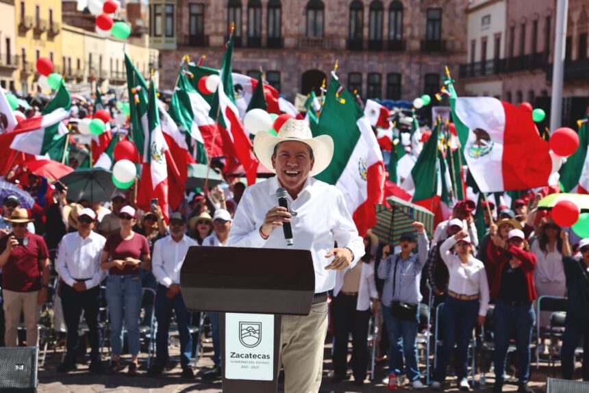 REIVINDICA GOBERNADOR DAVID MONREAL COMPROMISO CON LA SOBERANÍA Y PACIFICACIÓN CON LA PRESIDENTA CSP