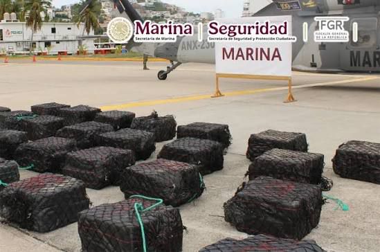 MARINA DE MÉXICO ASEGURA 1.3 TONELADAS DE COCAÍNA EN AGUAS DEL PACÍFICO MARINA DE MÉXICO ASEGURA 1.3 TONELADAS DE COCAÍNA EN AGUAS DEL PACÍFICO