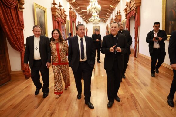 SOSTIENE GOBERNADOR DAVID MONREAL REUNIÓN CON NUNCIO APOSTÓLICO EN MÉXICO, JOSEPH SPITERI SOSTIENE GOBERNADOR DAVID MONREAL REUNIÓN CON NUNCIO APOSTÓLICO EN MÉXICO, JOSEPH SPITERI