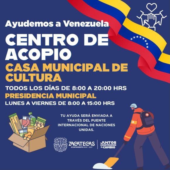 PROTECCIÓN CIVIL DE ZACATECAS SE SUMA A MISIÓN INTERNACIONAL DE RESCATE EN VENEZUELA