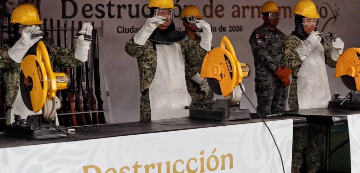 EL 75% DE LAS ARMAS ASEGURADAS EN MÉXICO PROVIENE DE EU: SHEINBAUM